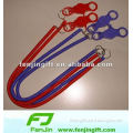 Casino long spring coil lanyard with lobster hook